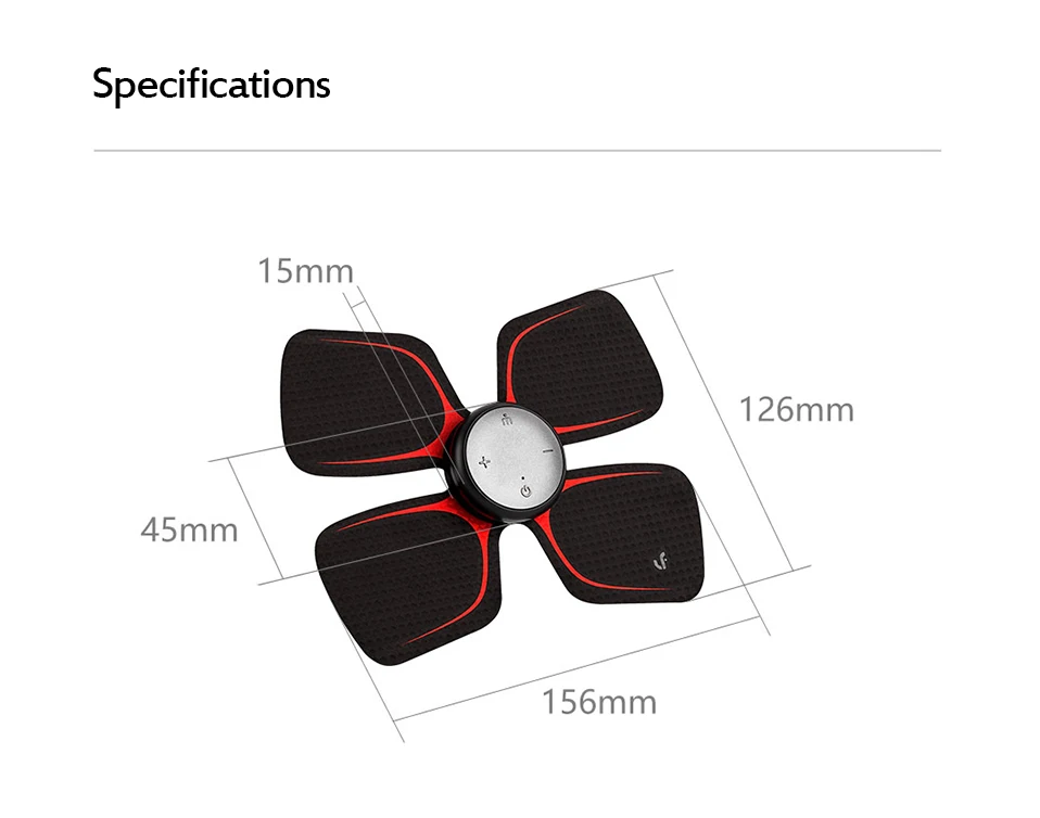 Mijia-masajeador eléctrico para todo el cuerpo, terapia muscular, relajación, tacto mágico, pegatinas de masaje para el hogar Xiaomi, estimulador muscular